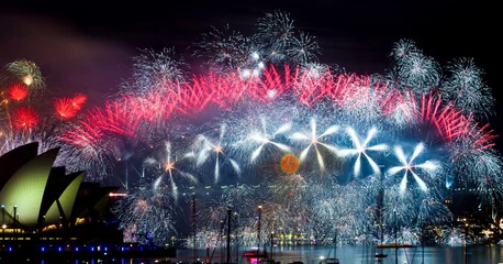 Photo sur Plexiglas Sydney Harbour Bridge Sydney Fireworks 1