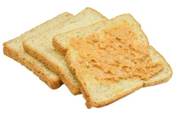 toast wheat bread sliced isolated on white background,some white bread slices pile up on white background,Sliced white bread,Slices of wheat bread isolated on white,Whole wheat bread and sandwich brea