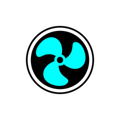 vector of Fan Logo sign design eps format