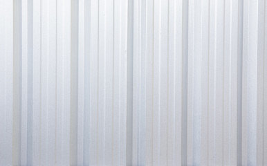 Obraz premium White corrugated iron metal sheet texture surface. Industrial steel silver background.