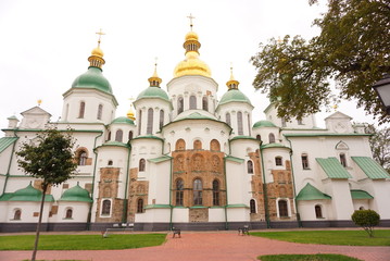 Fototapeta na wymiar キエフにある聖ソフィア大聖堂