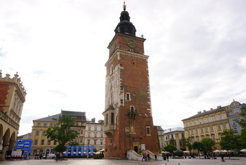 Obraz premium ポーランドのクラクフにある聖マリア教会