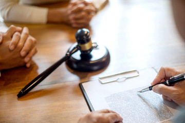 In the law firm, husband and wife