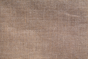 natural fabric linen brown sack pattern canvas or background. sackcloth textured. Textile seamless cream Japanese backdrop design.