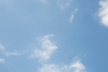 blue sky with white clouds