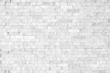 white brick wall for background or backdrop photo. Interior or Exterior texture wallpaper design decoration room.