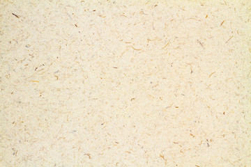 Yellow villus or fiber paper texture background. Closeup