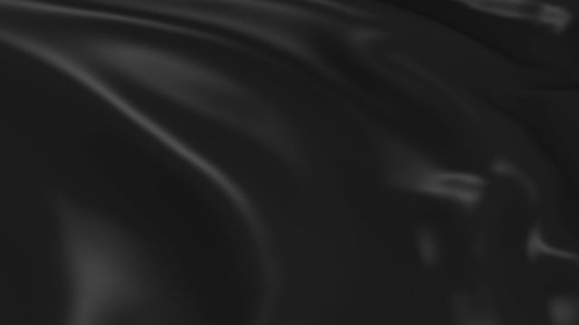 Photo realistic slow motion 4KHD Black Color flag waving in the wind.  Seamless loop animation with highly detailed fabric texture in 4K resolution.