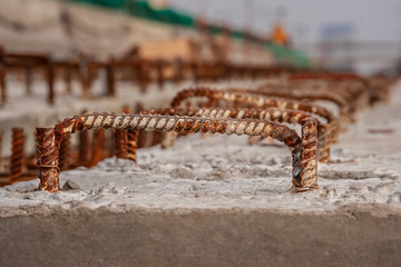 Bearing reinforcement of a bridge with a support system