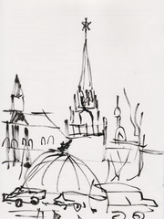 Near Moscow Kremlin © krimzoya46