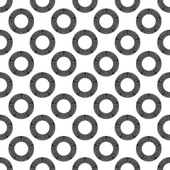 Fototapeta premium Zebra stripes. Ethnic boho seamless pattern. Lace. Embroidery on fabric. Patchwork texture. Weaving. Traditional ornament. Tribal pattern. Folk motif. Vector illustration for web design or print.