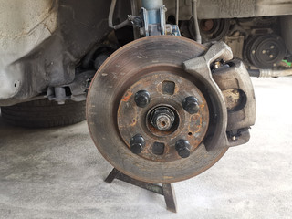 car brake pads, maintenance suspension of cars
