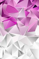 Fototapeta premium 3d Triangles, abstract background. Design wallpaper.