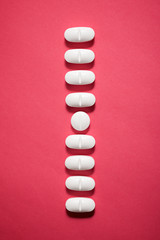 Pills close up