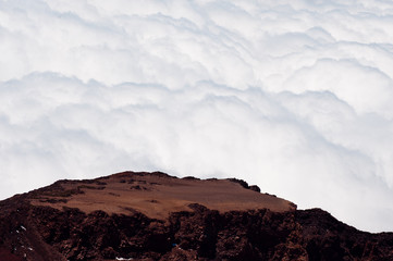 Pico del Teide, wulkan, Teneryfa, Hiszpania. - obrazy, fototapety, plakaty