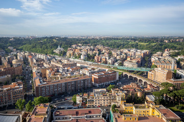 Architecture and landmark of Rome, Lazio, Italy. Vatican city