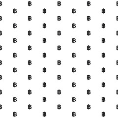 money currency sign Baht Thailand Thai seamless pattern simple style finance business banking cash line up in colors, grey decorated wallpaper background for website, wrapping paper, textile fabric.