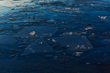 ice on lake