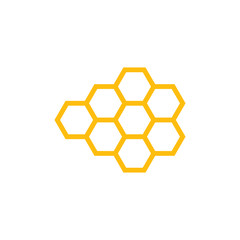 Honeycomb Background. Vector Illustration of Geometric Hexagons Background