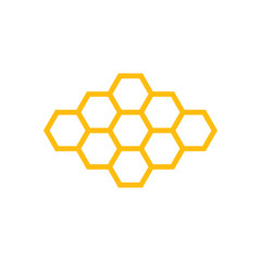Honeycomb Background. Vector Illustration of Geometric Hexagons Background