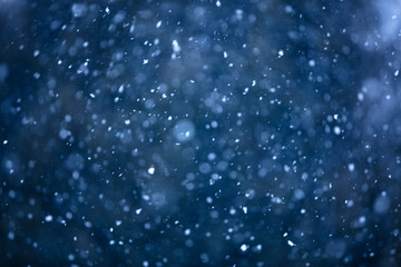 falling snow