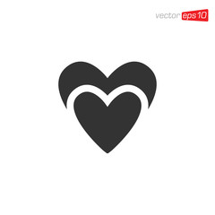 Heart Love Icon Design Vector