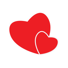 heart vector icon. heart design. colored collection. heart concept. Logo element illustration.