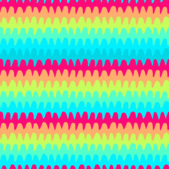 Vector seamless pattern with waves. Repeating uneven lines. Wavy playful background in vector for your design. EPS 8
