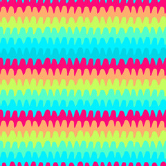 Obraz premium Vector seamless pattern with waves. Repeating uneven lines. Wavy playful background in vector for your design. EPS 8