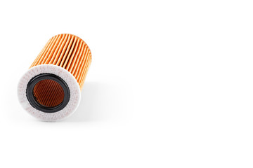 Oil Filter Car on white background