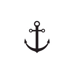 Anchor icon Logo Template vector
