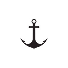 Anchor icon Logo Template vector