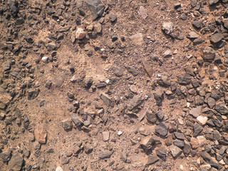 Soil and rocks as background
