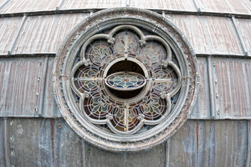 détail de la basilique de Lourdes