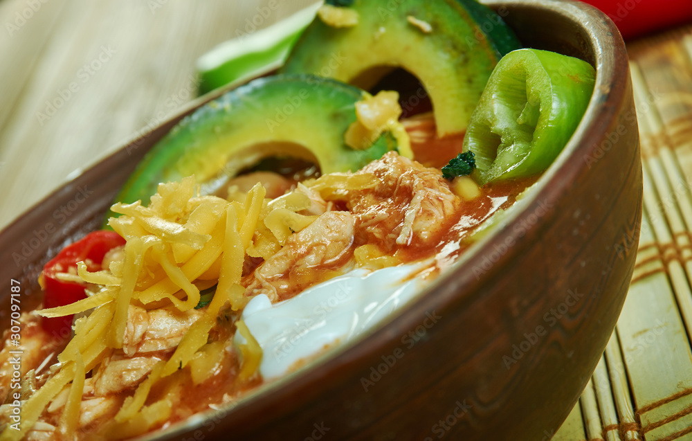 Wall mural Slow Cooker Fiesta Chicken Soup