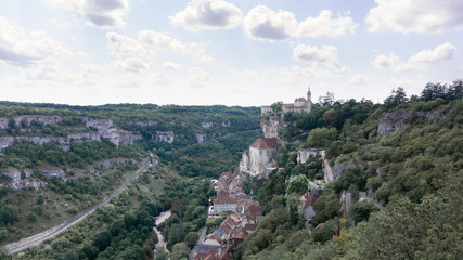 Obraz premium Wioska Rocamadour, Lot