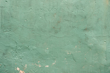 background of old green wall texture