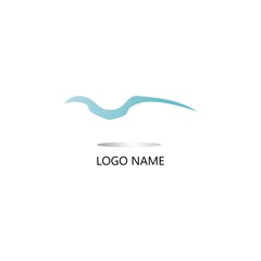 Wave logo vector illustration template