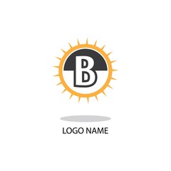 B LOGO SYMBOL MODERN BUSINESS