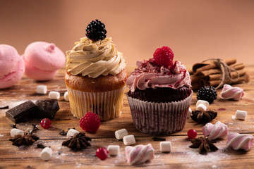 cupcake with frosting