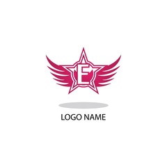 Obraz premium E LOGO SYMBOL MODERN BUSINESS
