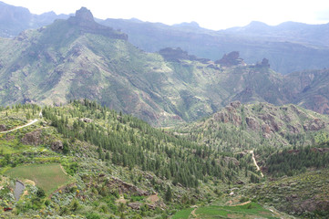 Fototapeta na wymiar IMGP2232 Mountain view on volcanic island landscape