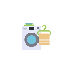 Laundry service creative icon. flat illustration. From Services icons collection. Isolated Laundry service sign on white background