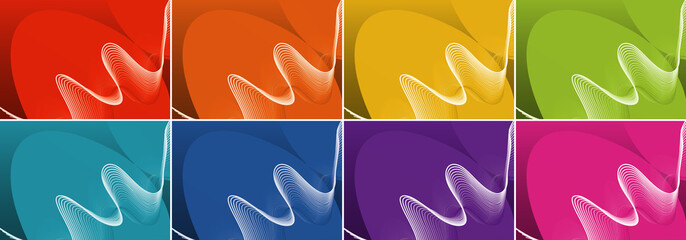 Naklejka premium Background template with abstract patterns