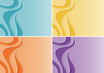 Background template with abstract patterns