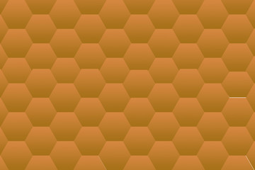 Fondo navideño amarillo de patrones hexagonales.
