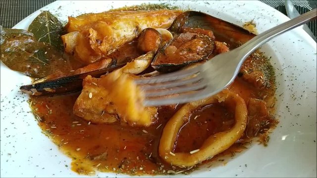 Seafood recipe.