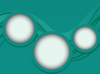 Background design with round patterns