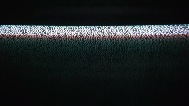 Pictures on the TV screen if the signal is not strong enough