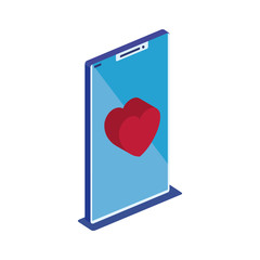 Smartphone design, Digital technology communication social media internet and web theme Vector illustration